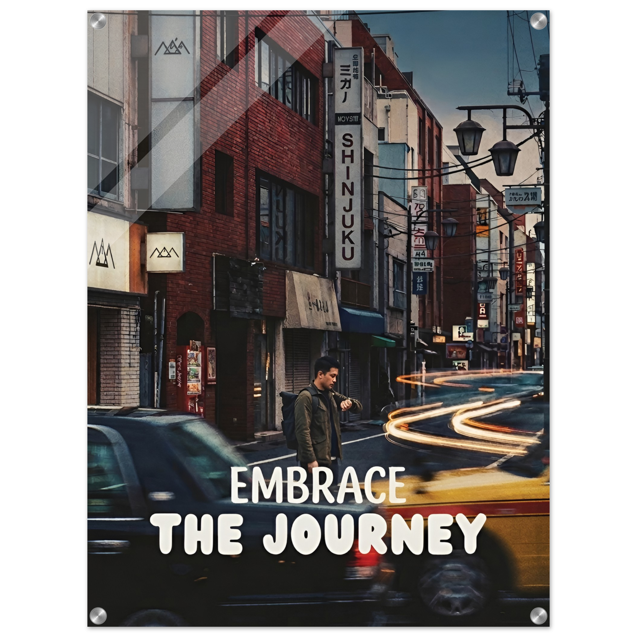Embrace The Journey Acrylic Canvas