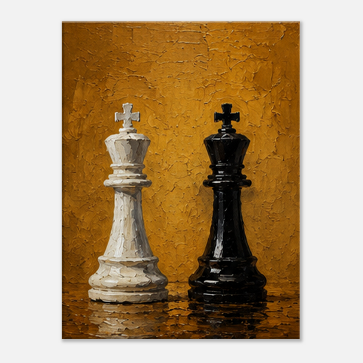 Kings in Balance – Chess Canvas Art