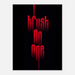 Trust No One – Statement Canvas Art