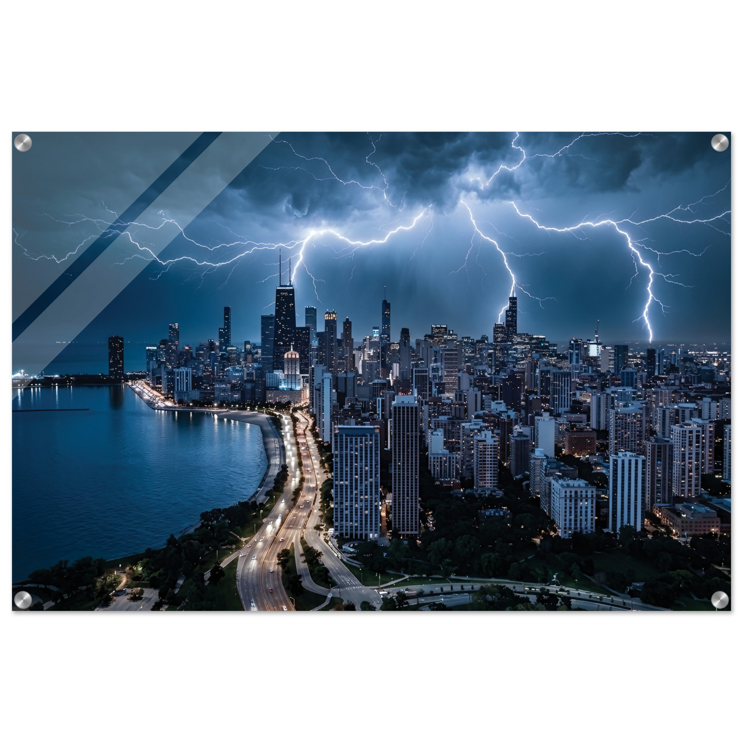 Midwest Thunder Acrylic canvas