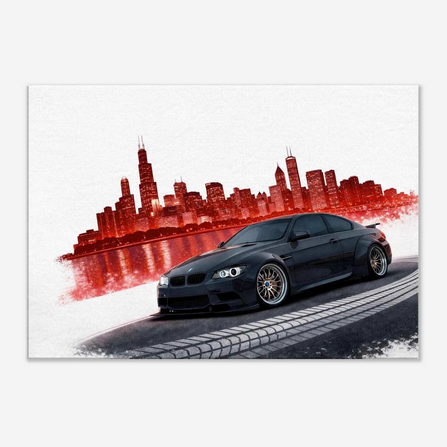 "Most Wanted" - Liberty Walk BMW M3 Canvas