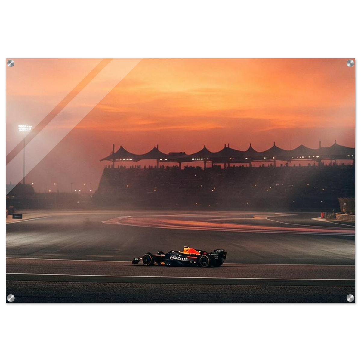 The Final Lap – Racing Acrylic Glass Art