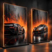 Pair of Phantom4 acrylic glass car art panels