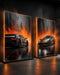 Pair of Phantom4 acrylic glass car art panels