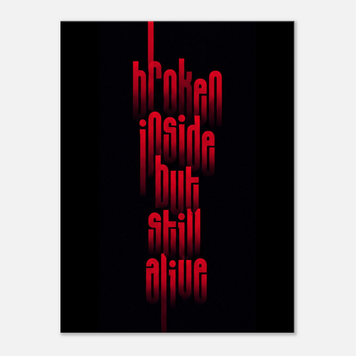 Bold. Brave. Alive. – Statement Canvas Art