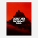 The Hardest Climb – Mountain Motivation Canvas Art