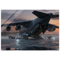 Heavy Lift – Military Aviation Acrylic Glass Art