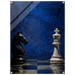 Knight vs King – Chess Acrylic Glass Art