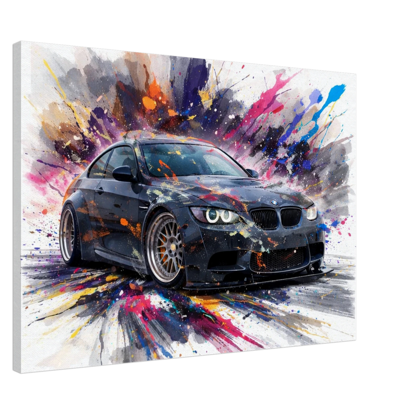 "Drift Splash" - Liberty Walk BMW M3 Canvas