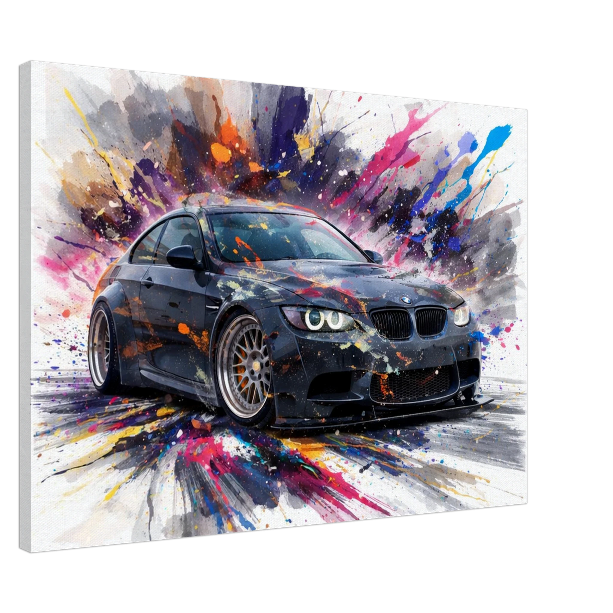 "Drift Splash" - Liberty Walk BMW M3 Canvas