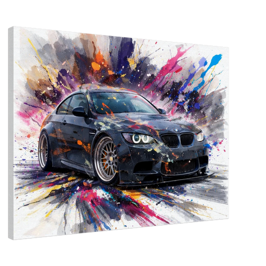 "Drift Splash" - Liberty Walk BMW M3 Canvas