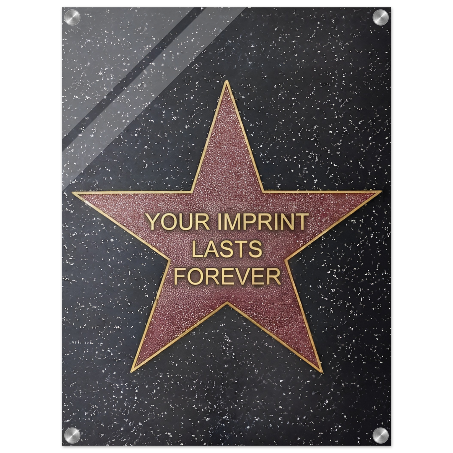 Your Imprint Lasts Forever Acrylic Canvas