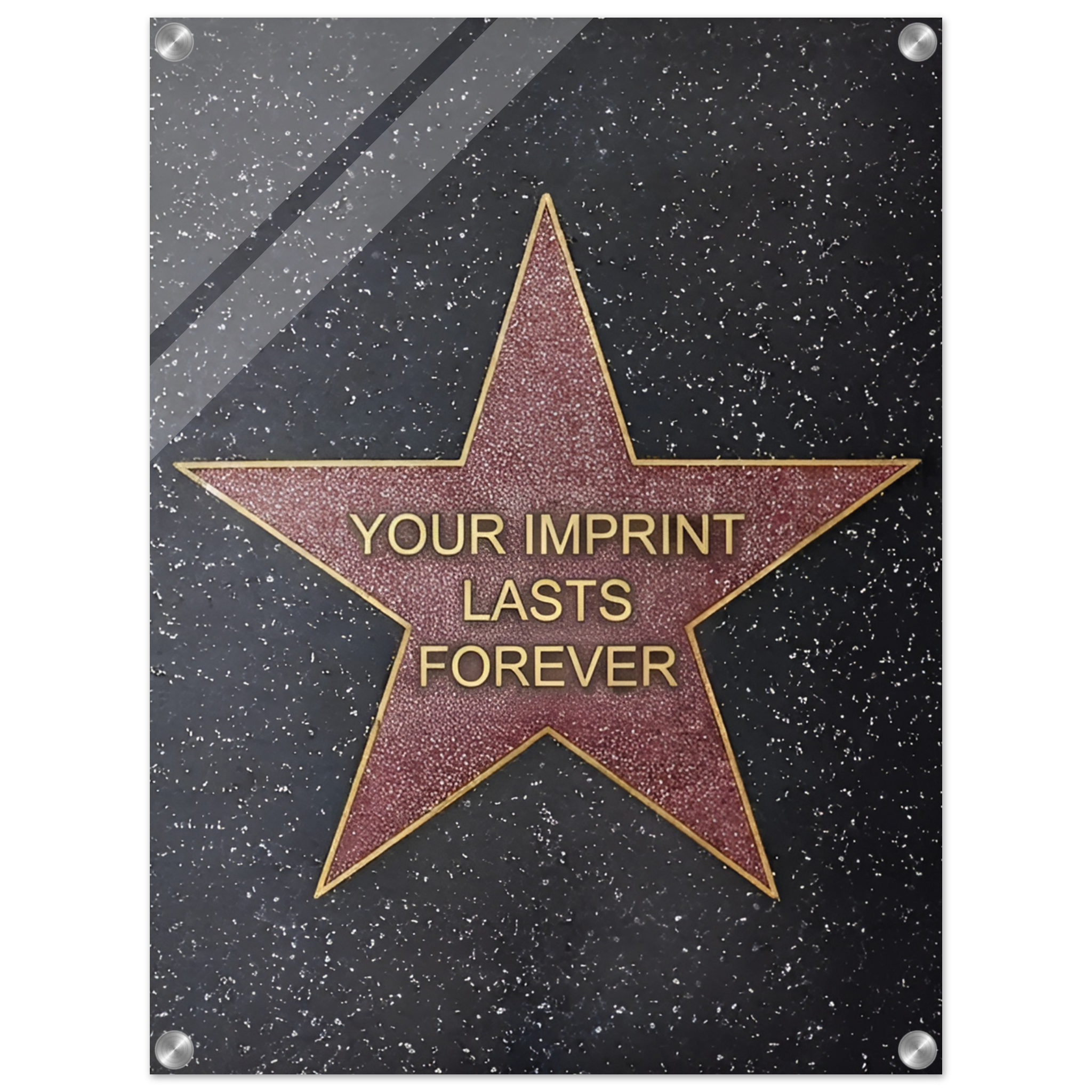 Your Imprint Lasts Forever Acrylic Canvas