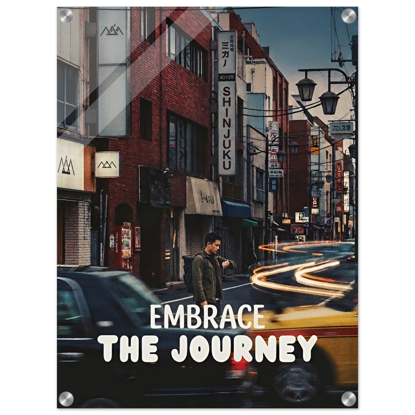 Embrace The Journey Acrylic Canvas