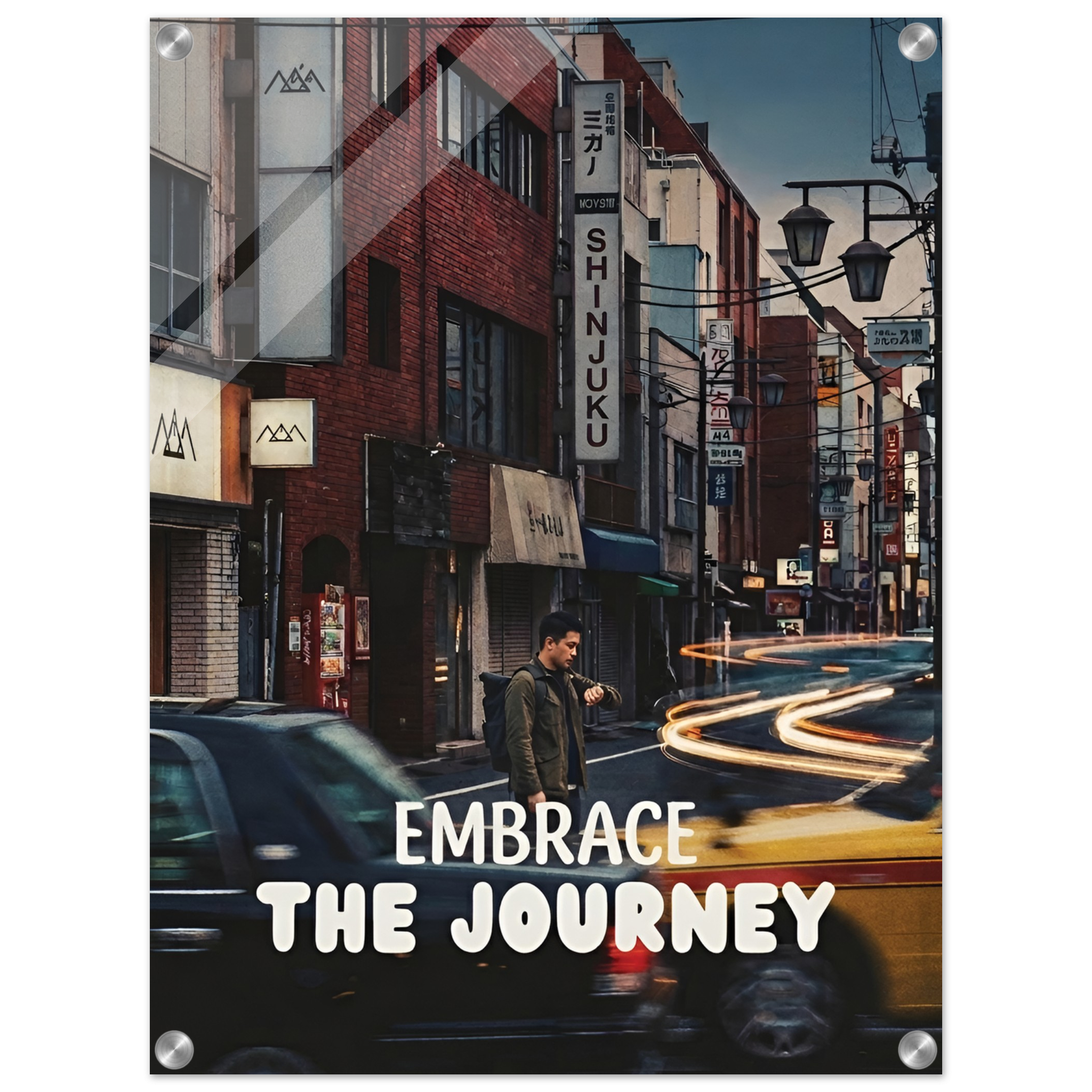 Embrace The Journey Acrylic Canvas