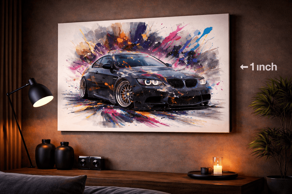 "Drift Splash" - Liberty Walk BMW M3 Canvas - Phantom 4