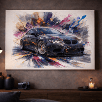 "Drift Splash" - Liberty Walk BMW M3 Canvas - Phantom 4