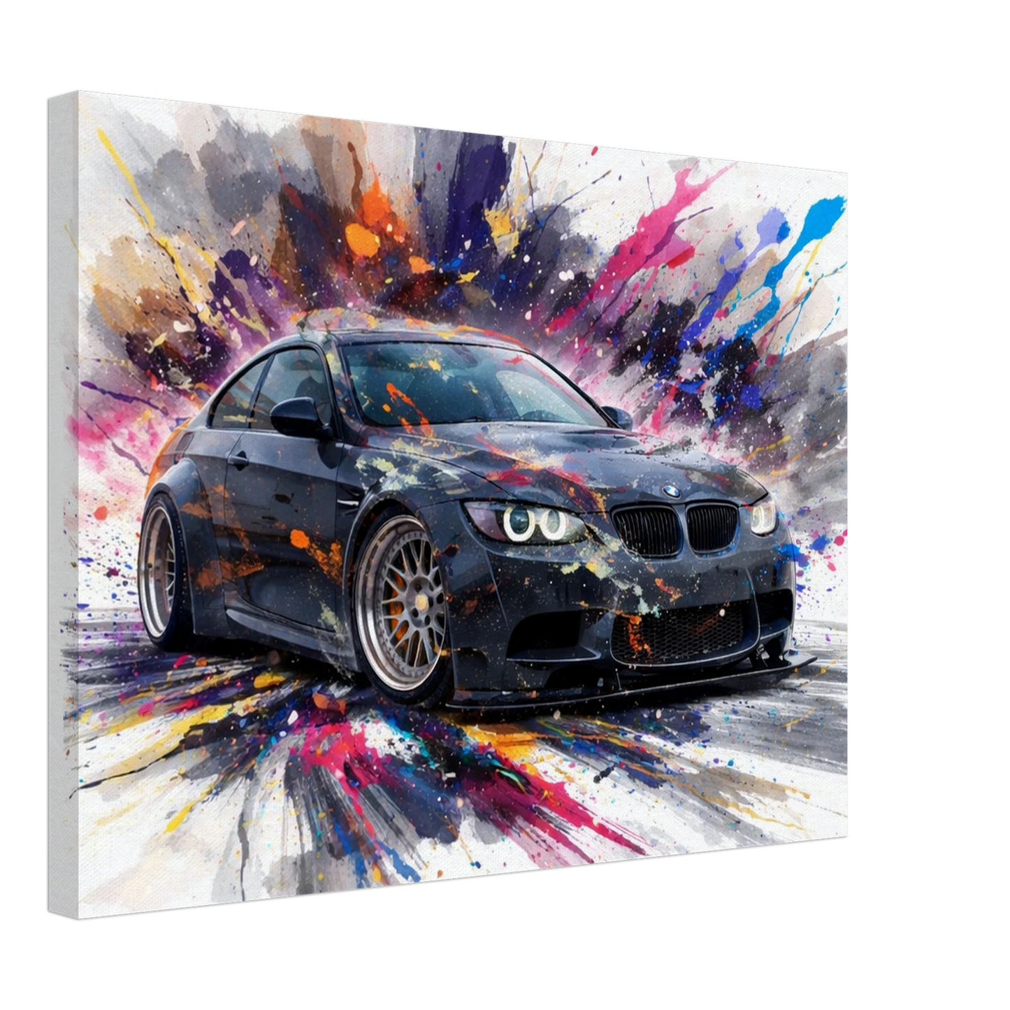 "Drift Splash" - Liberty Walk BMW M3 Canvas
