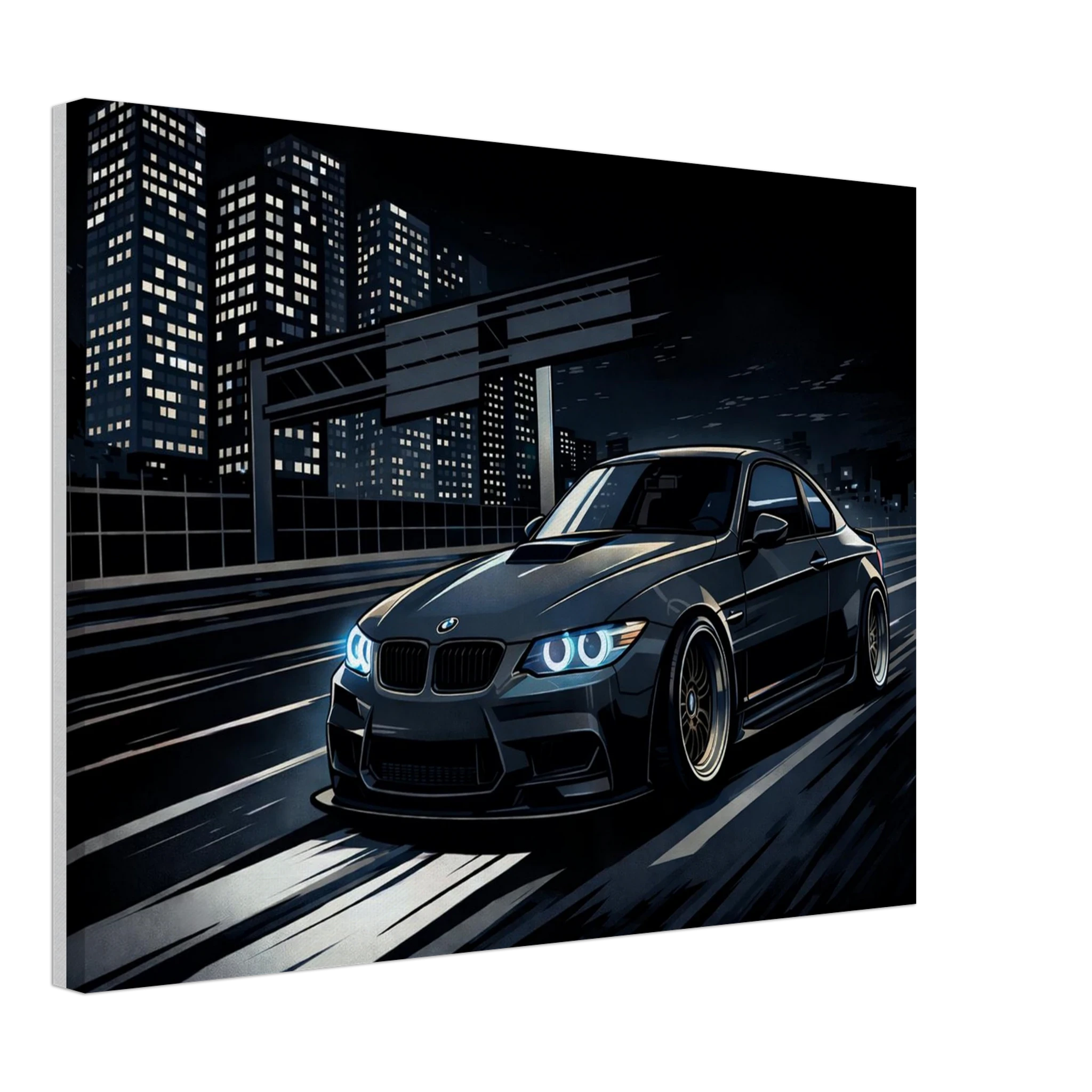 "Midnight Rider" - Liberty Walk BMW M3 Canvas