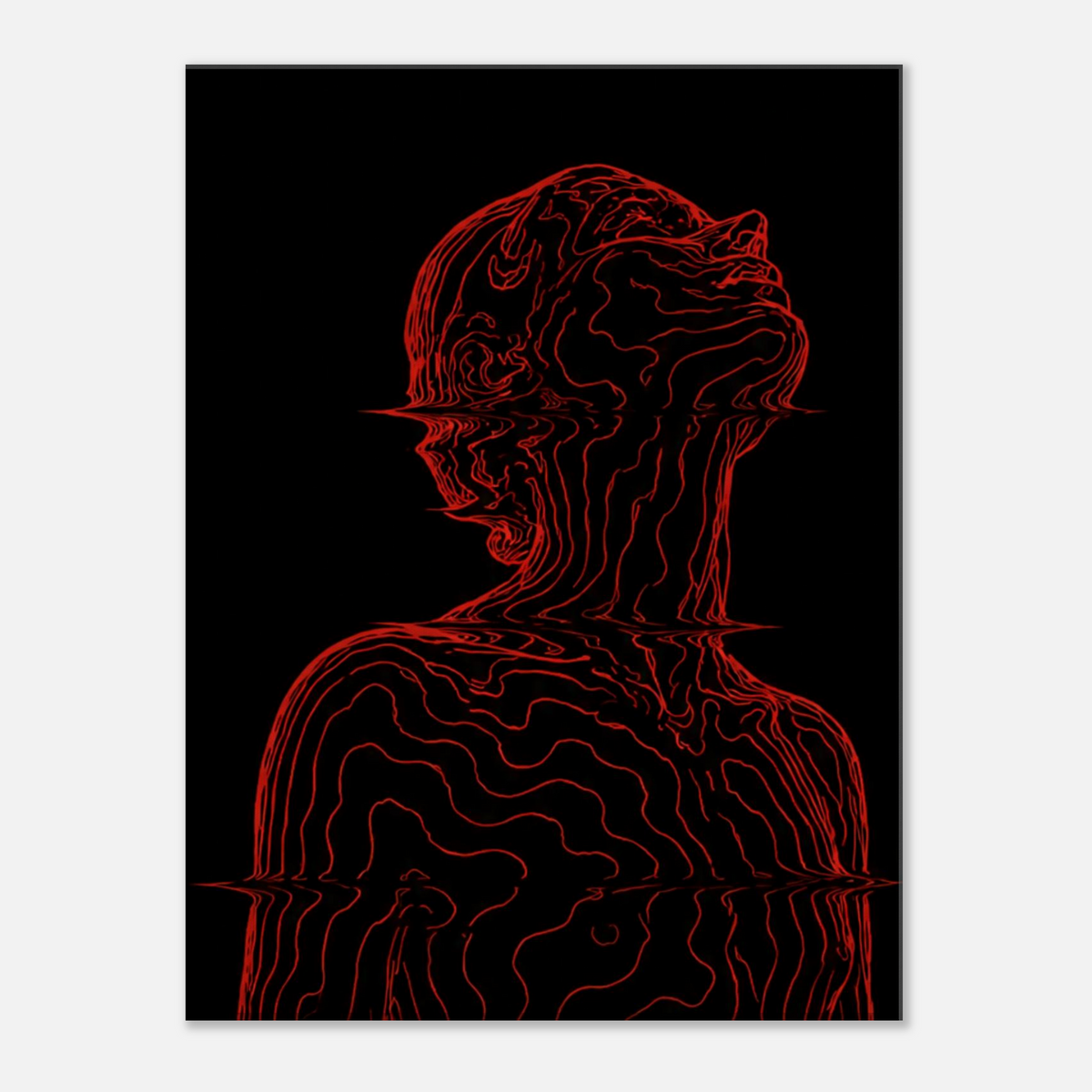 Human Form – Abstract Anatomy Canvas Art
