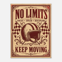 No Limits – Motivational Canvas Art