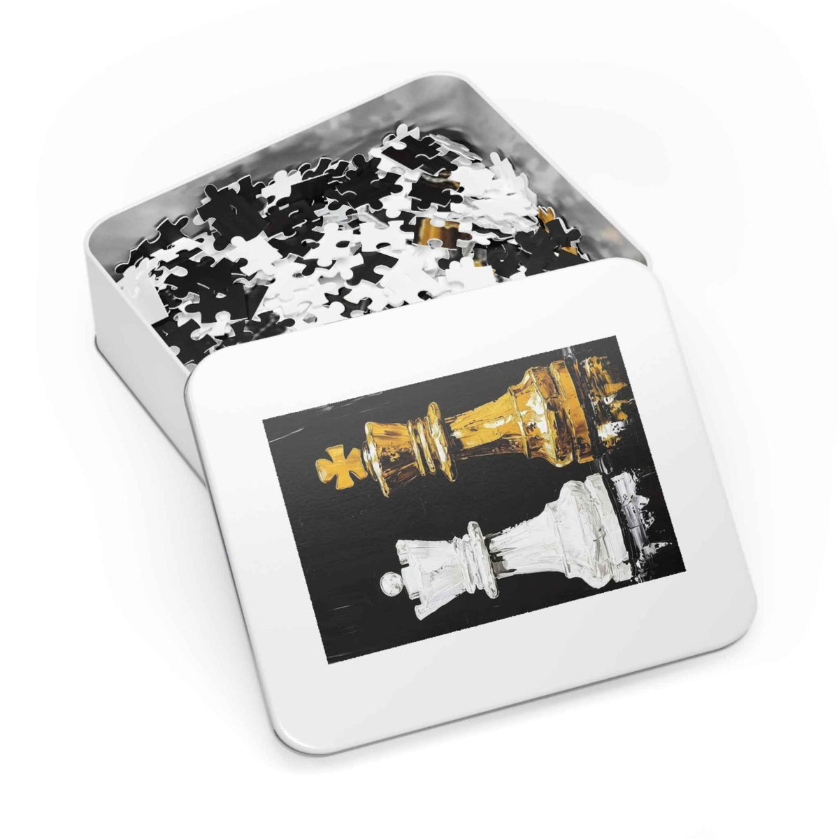 Gilded Gambit Jigsaw Puzzle with Tin - Phantom 4