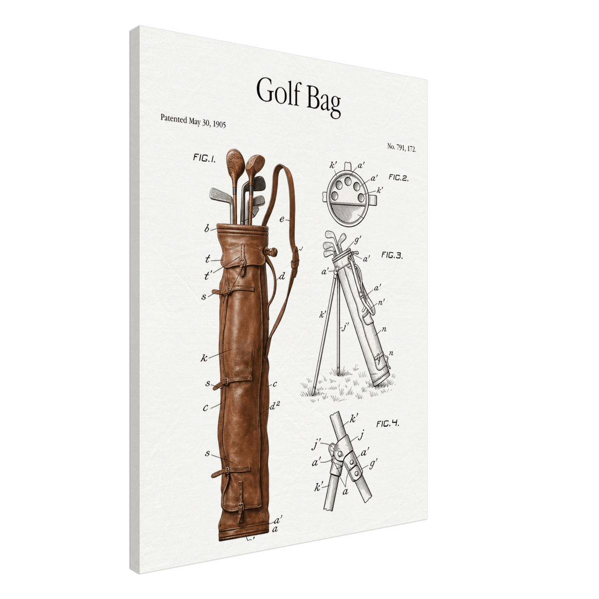 Golf Bag Patent Study - Phantom 4