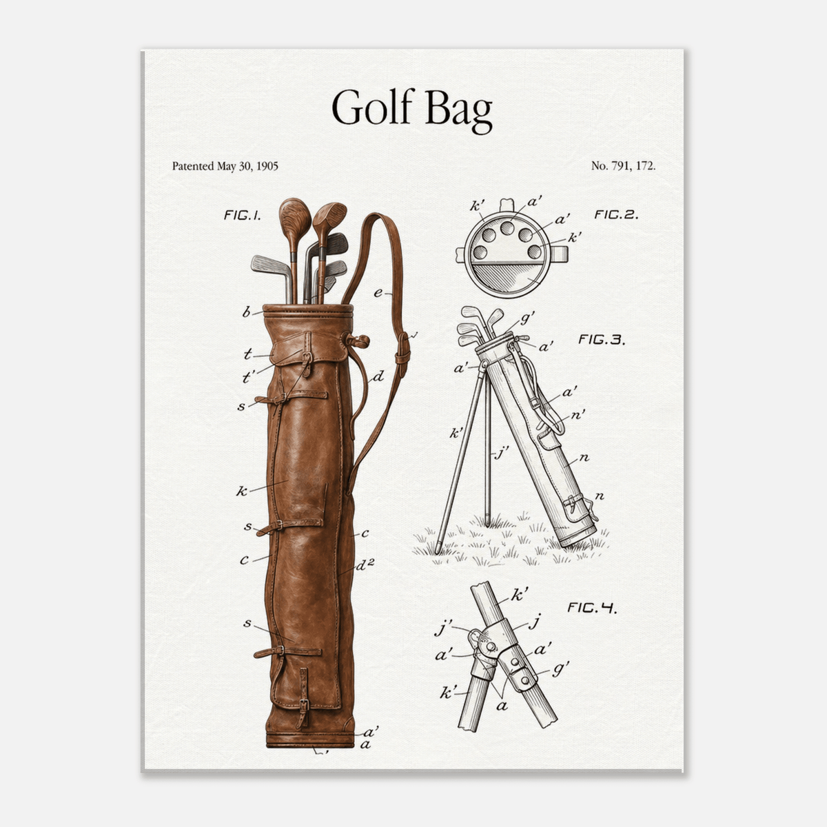 Golf Bag Patent Study - Phantom 4