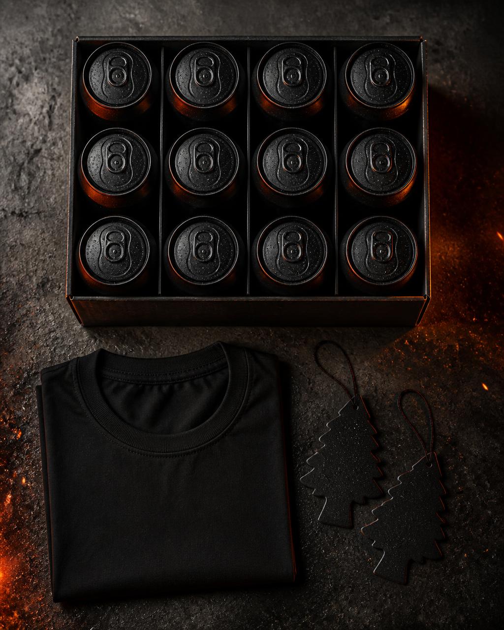 Phantom4 Energy mega case of matte black cans