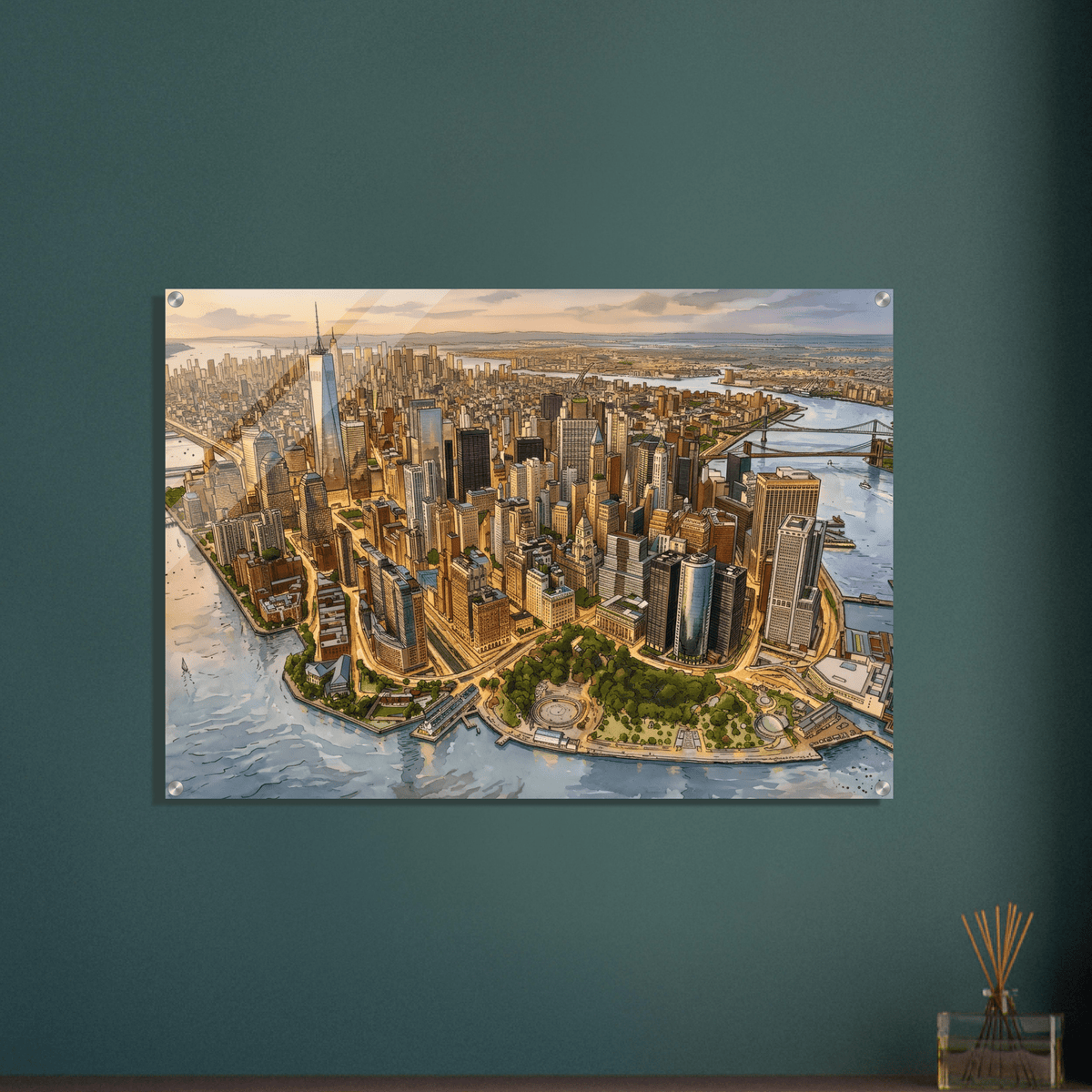 Metropolitan Acrylic canvas - Phantom 4