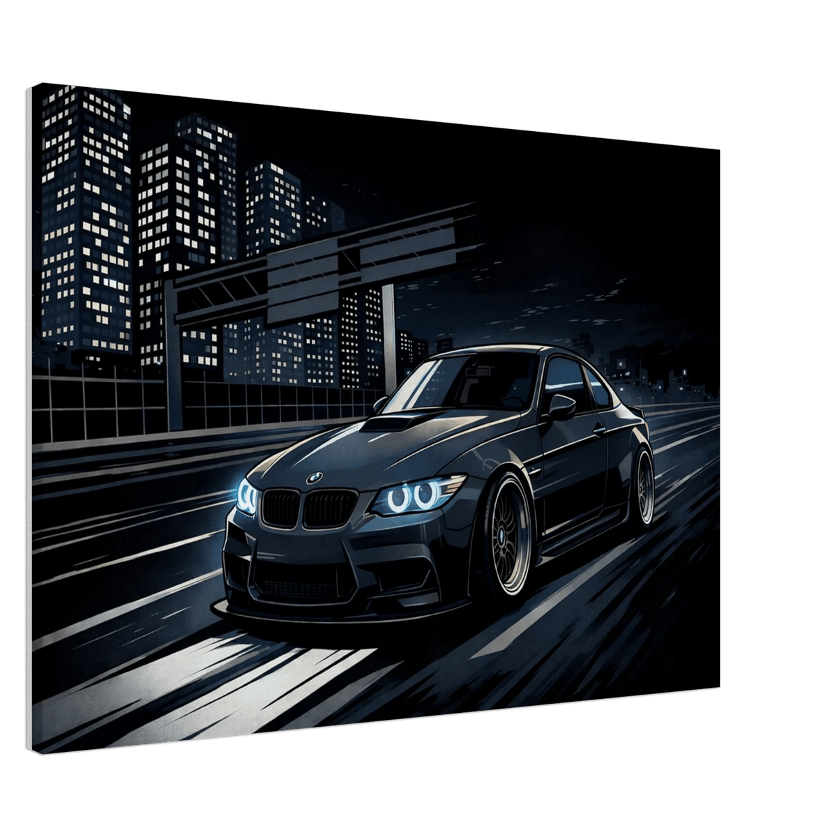 "Midnight Rider" - Liberty Walk BMW M3 Canvas - Phantom 4