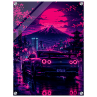 Midnight Sakura Acrylic Canvas - Phantom 4