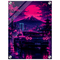Midnight Sakura Acrylic Canvas - Phantom 4