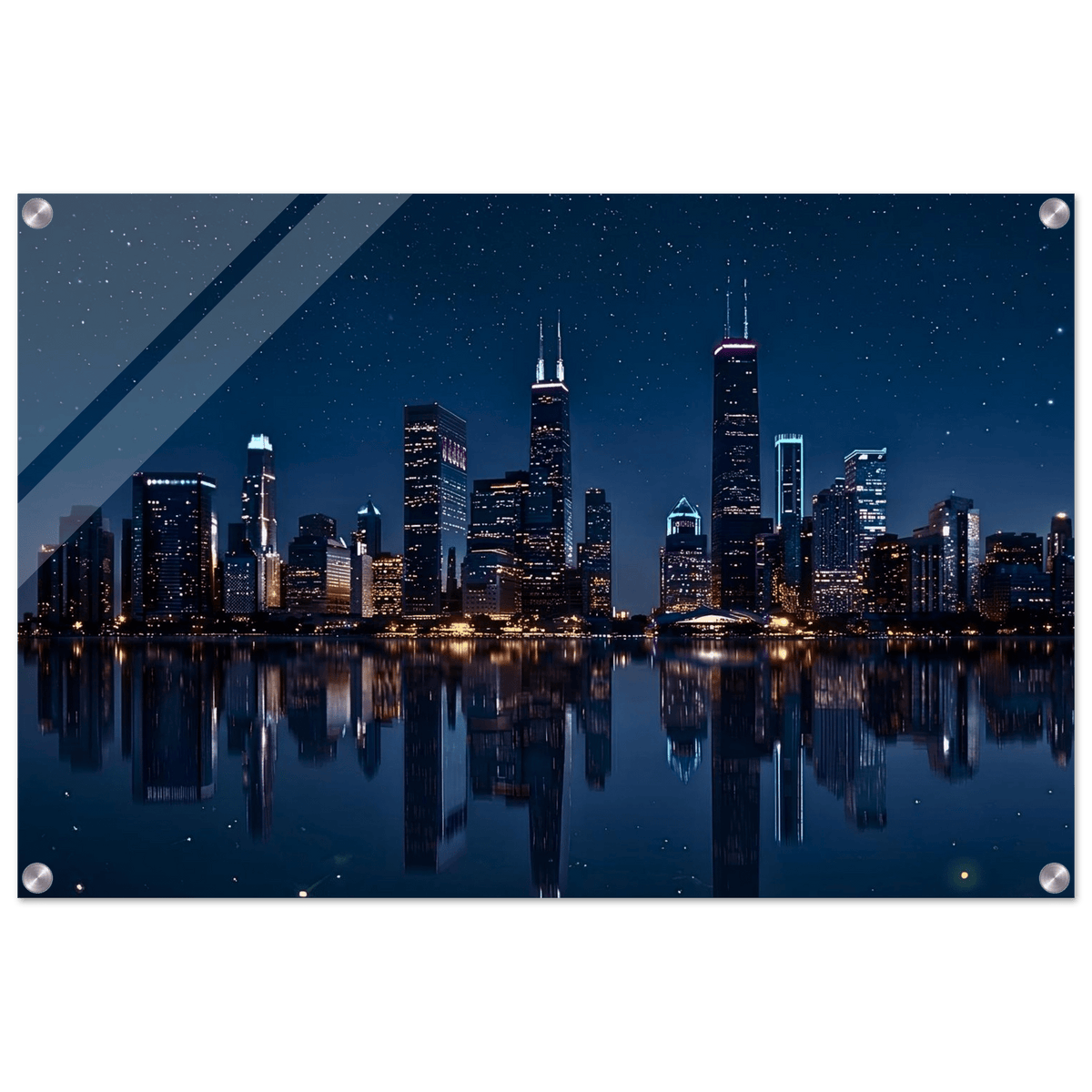 Midnight Skyline Acrylic canvas - Phantom 4