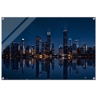 Midnight Skyline Acrylic canvas - Phantom 4