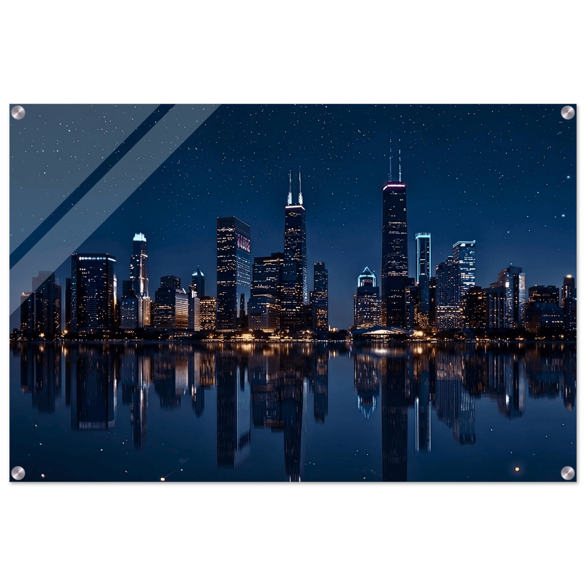 Midnight Skyline Acrylic canvas - Phantom 4