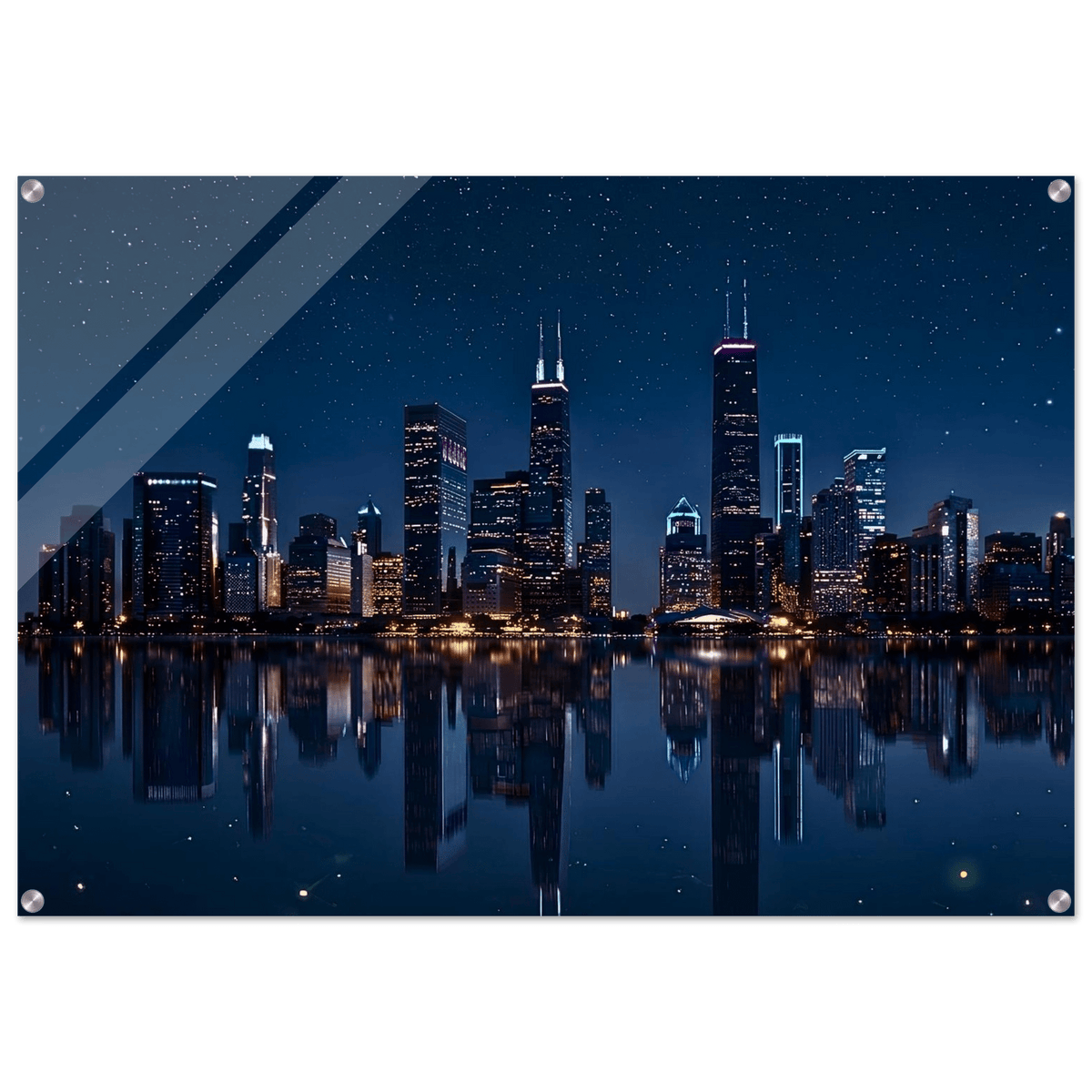 Midnight Skyline Acrylic canvas - Phantom 4