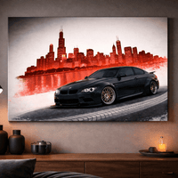 "Most Wanted" - Liberty Walk BMW M3 Canvas - Phantom 4