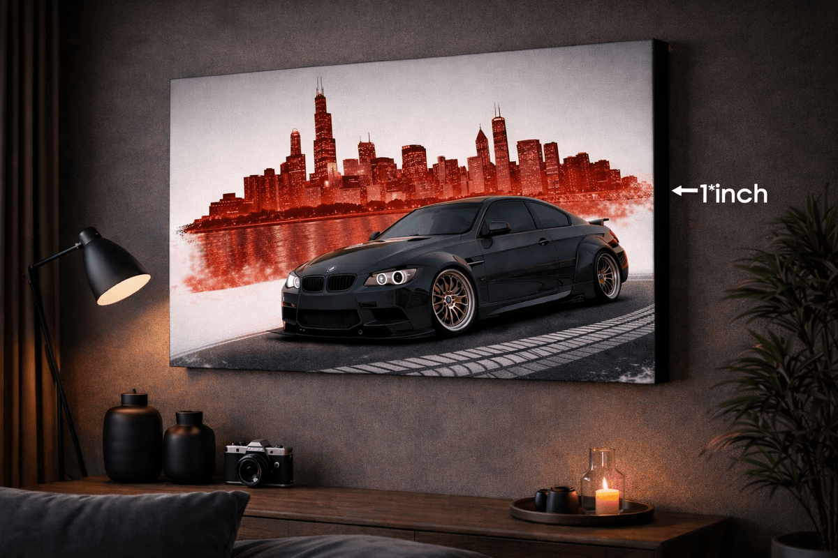 "Most Wanted" - Liberty Walk BMW M3 Canvas - Phantom 4