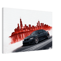 "Most Wanted" - Liberty Walk BMW M3 Canvas - Phantom 4