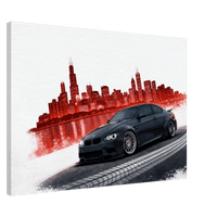 "Most Wanted" - Liberty Walk BMW M3 Canvas - Phantom 4
