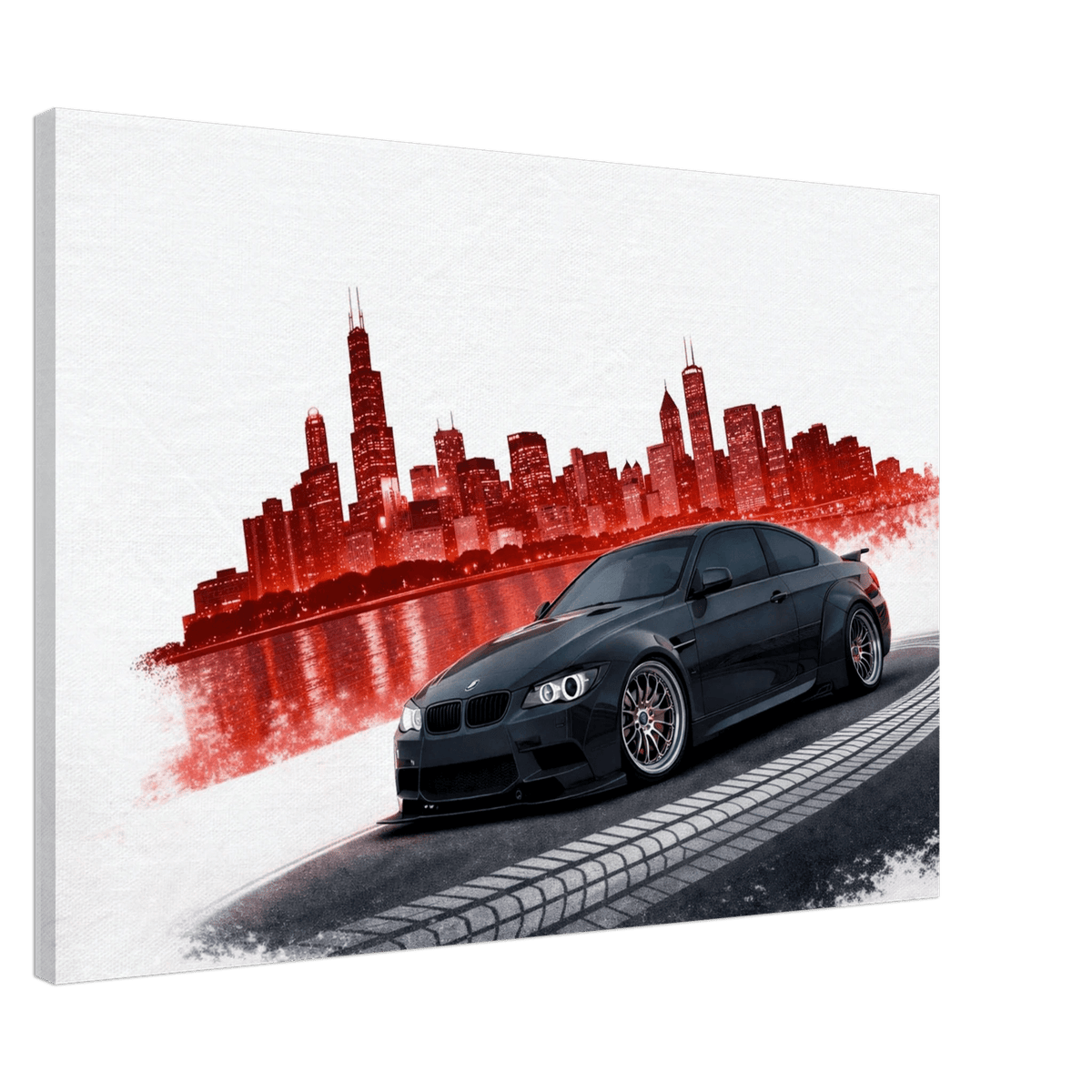 "Most Wanted" - Liberty Walk BMW M3 Canvas - Phantom 4