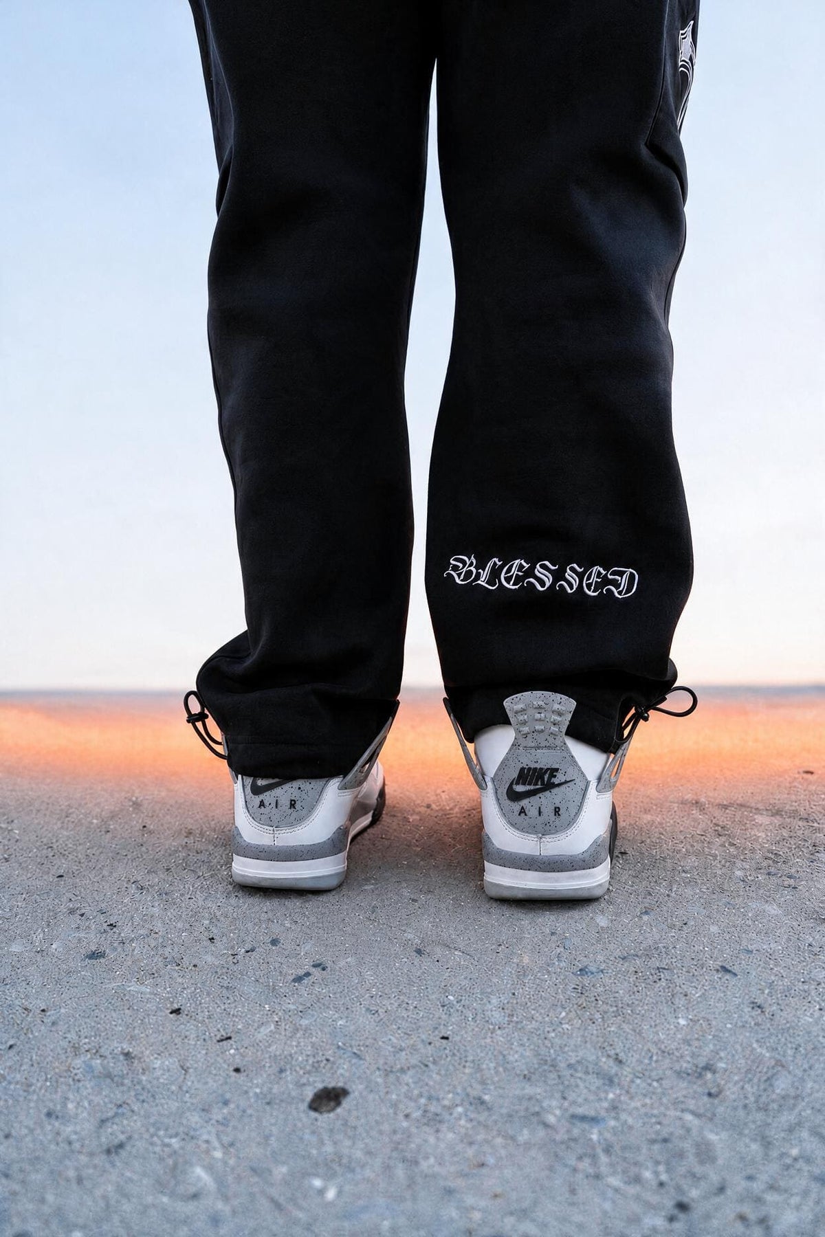 PHANTOM4 Blessed Black Cargo Pants - Phantom 4
