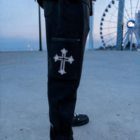 PHANTOM4 Blessed Black Cargo Pants - Phantom 4