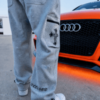 PHANTOM4 Blessed Grey Cargo Pants - Phantom 4