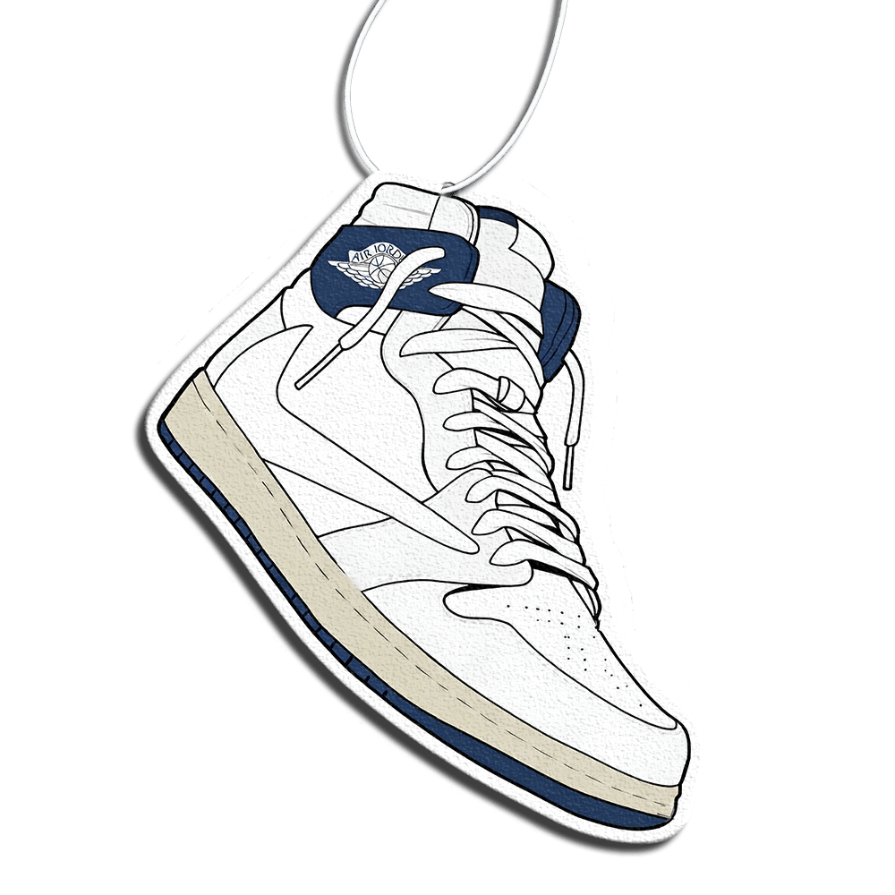 Phantom4 Classic White & Blue Sneaker Car Air Freshener - Phantom 4