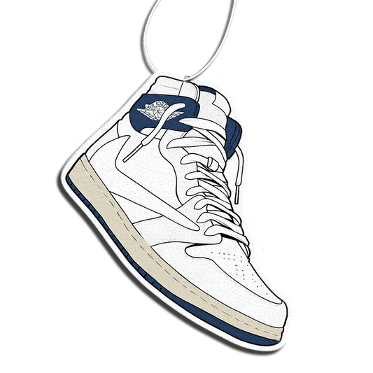 Phantom4 Classic White & Blue Sneaker Car Air Freshener - Phantom 4