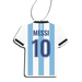 Phantom4 Messi 10 Football Jersey Car Air Freshener - Phantom 4