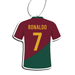Phantom4 Ronaldo 7 Football Jersey Car Air Freshener - Phantom 4