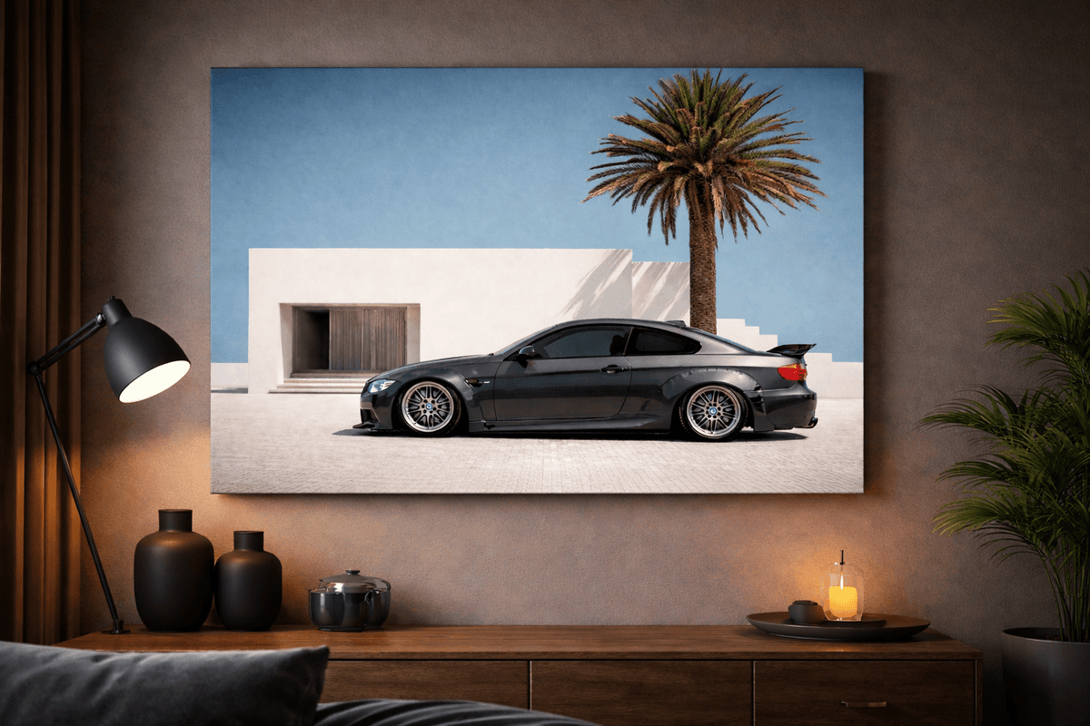 "Slammed Paradise" - Liberty Walk BMW M3 Canvas - Phantom 4